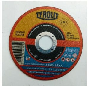 Disco Metal 114x16 Secur Tyrolit - Pack Por 5 Unidades