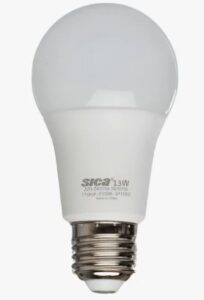 Lampara Led Sica Clasica 13w E27 Fria Pack 5 Unid