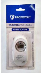 Medidor De Voltaje Enchufable - Voltímetro