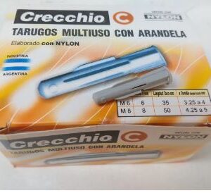 Tarugos Multiuso Con Arandela 6 Mm X 100u