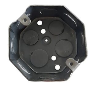 Caja De Embutir Octagonal - Hierro Pack Por 10 Unidades