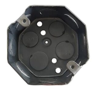 Caja De Embutir Octagonal - Hierro Pack Por 10 Unidades