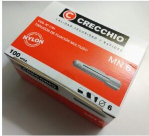 Tarugos De Fijación Multiuso  6 Mm X 100u