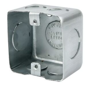 Caja De Embutir Mignon- Hierro 5x5- Pack Por 10 Unidades