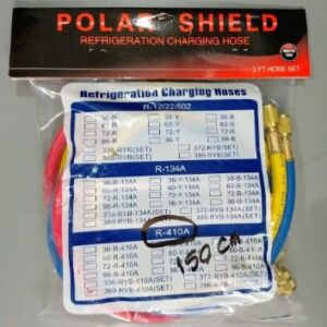 Juego 3 Mangueras Para Manifold P Refrigeración R410a  150cm