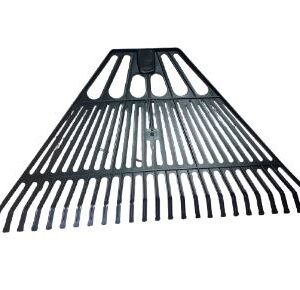 Rastrillo Barrehoja Plastico 25d Grande Negro
