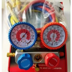 Manifold R410 Aluminio  Con Mangueras