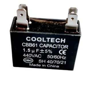Capacitor Marcha Cuadrado De 1,5 Uf 440v 50/60hz