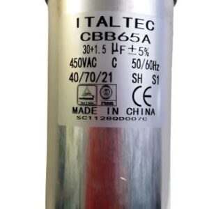 Capacitor 30+1.5 Mf X450v Cbb65a 4pin