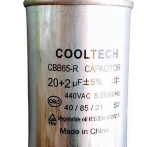 Capacitor  Cbb65  20+2 Mf 440vac