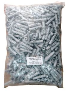 Tarugos Con Arandela 8 Mm X Bolsa De 50 Unidades