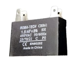 Capacitor Marcha Cuadrado De 1,5 Uf 450v 50/60hz