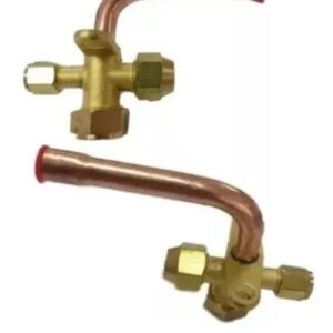 Robinete Válvula De Servicio 5/8 Curvo R22a