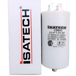 Capacitor 22 Mf Isatech Con Tornillo