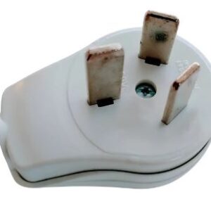 Ficha Enchufe Macho 10a Blanco