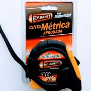 Cinta Métrica 3/frenos 10mts X 25mm.