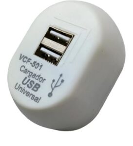 Cargador Doble Usb 2.1a Blanco