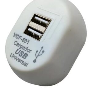 Cargador Doble Usb 2.1a Blanco
