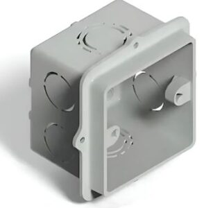 Caja Pvc Cuadrada 6x6 Genrod Pack Por 5 Unid