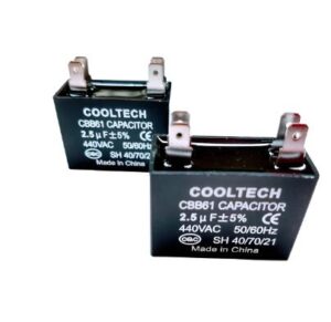 Capacitor Cuadrado De 2,5 Uf 440v 50/60hz
