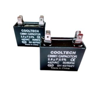 Capacitor Cuadrado De 2,5 Uf 440v 50/60hz