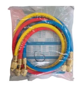 Juego 3 Mangueras Para Manifold De Refrigeración R410a  90cm