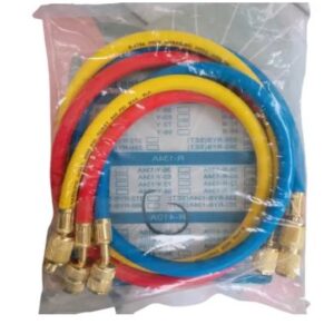 Juego 3 Mangueras Para Manifold De Refrigeración R410a  90cm