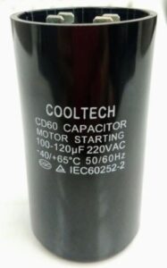 Capacitor 100-120 Mf  X 220 Vac