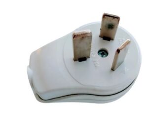 Ficha Enchufe Macho 20a Blanco