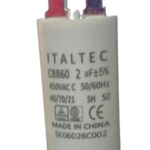 Capacitor 2mf X 450v  Cbb60 4pin