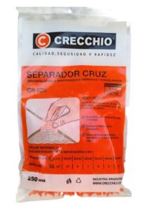 Separador Cruz Para Ceramicos Y Porcelanatos,2 Mm X 250 Uni