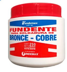 Fundente Para Soldadura Bronce-cobre Fundemax - 250 Grs -