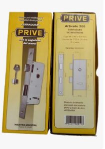 Cerradura  Número 200 Caja Prive - Derecha