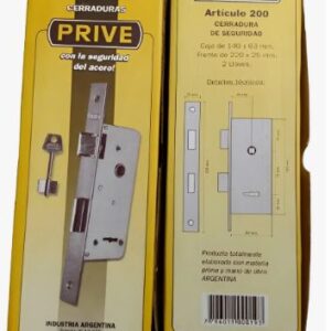 Cerradura  Número 200 Caja Prive - Derecha