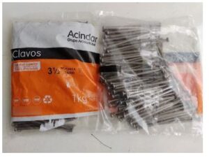 Clavo Punta Paris De 3 1/2 Pulgadas X 1 Kg Acindar