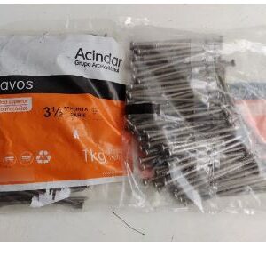 Clavo Punta Paris De 3 1/2 Pulgadas X 1 Kg Acindar
