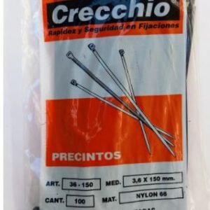 Precintos Negro 3,6 X 150mm Crecchio