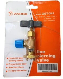 Llave Pinche Bronce Con Volante - Refrigeración