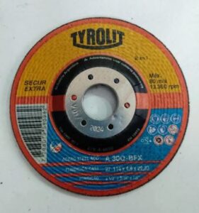 Discos Desbaste Secur Tyrolit 114 X 4,8 Mm X 1 Unidad