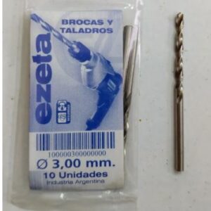 Mecha Acero Rápido 3 Mm Ezeta