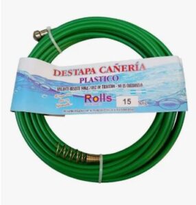 Cinta Destapa Cañeria Plastico 15mts