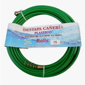 Cinta Destapa Cañeria Plastico 15mts