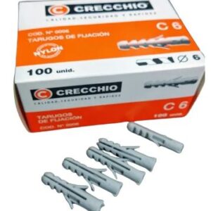 Tarugos De Fijación 6 Mm X 100u