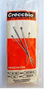 Precintos Blanco 4,8 X 180mm Crecchio