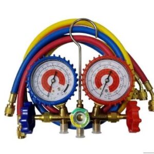 Manifold R-410a Alta Y Baja Con Visor De Liquido Y Mangueras