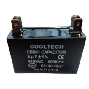 Capacitor Cuadrado De 4mf Cbb61 440vac  50/60hz