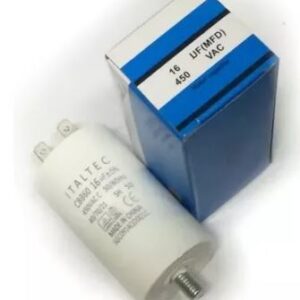 Capacitor 16 Mf X 450v 4 Pin Con Tornillo Italtec