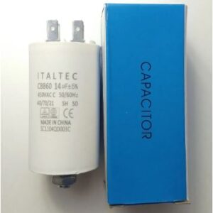 Capacitor 14 Mf X 450v 4 Pin Con Tornillo Italtec