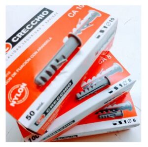 Tarugos De Fijación Con Arandela Nylon 10 Mm X 50u