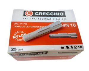 Tarugos De Fijación Multiuso 10 Mm X 25u